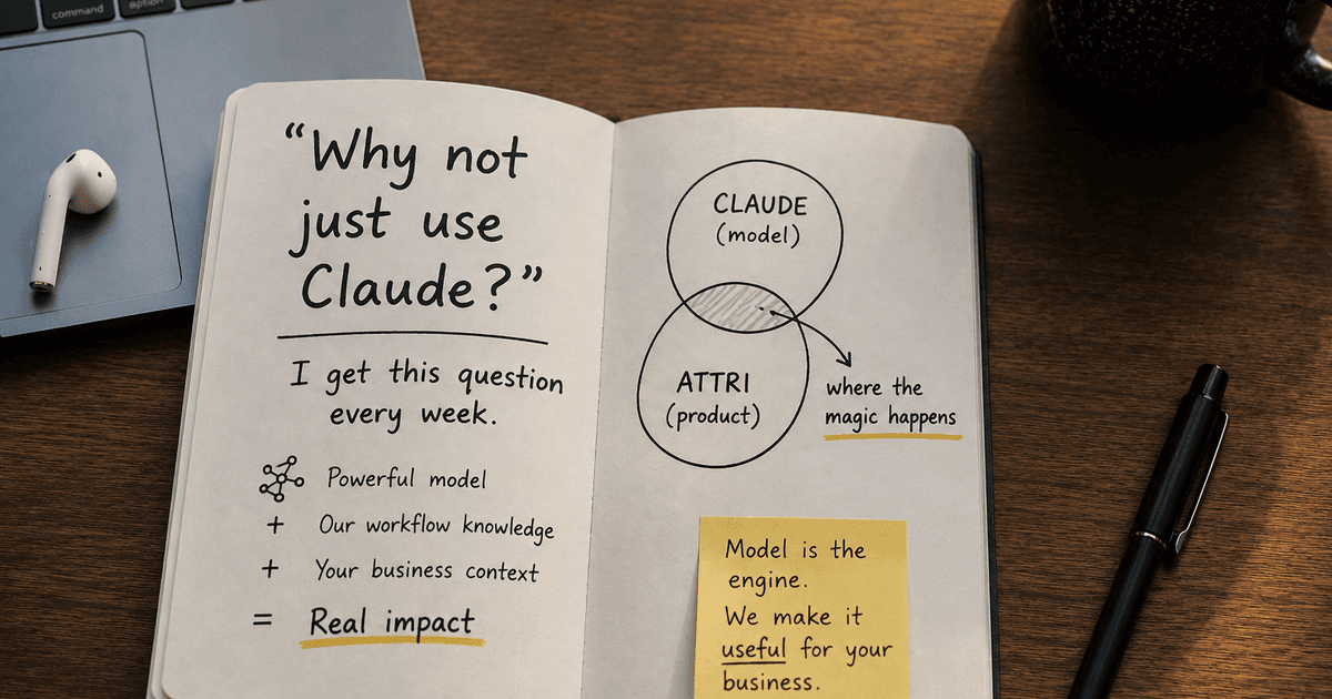 Why Not Just Use Claude?" — I Get This Question Every Week