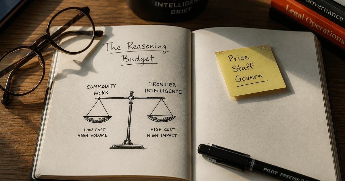 The Reasoning Budget