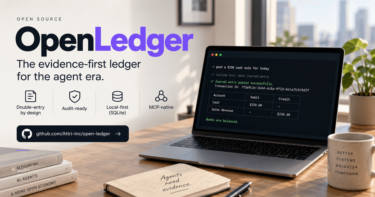AI Agents Are Entering Finance. The Ledger Needs to Change.